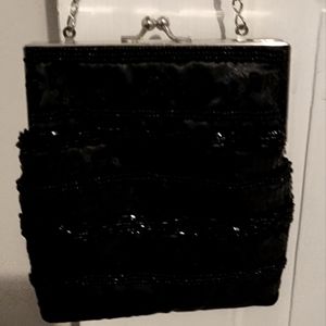 Sequin clutch purse